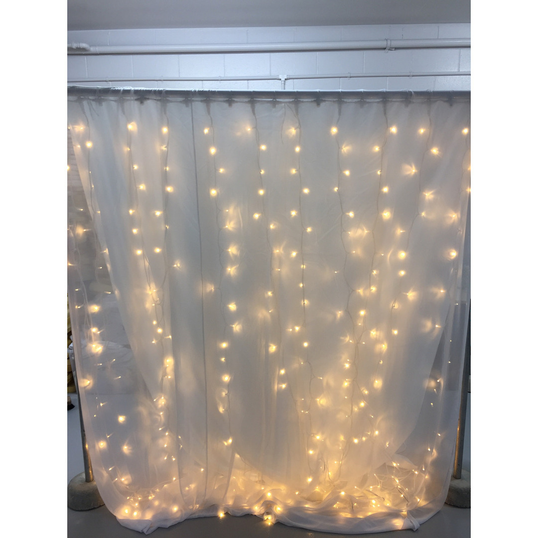 Fairy Light - Curtain Wall - 2.3m or 5.4m -Amber image 0